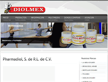 Tablet Screenshot of diolmex.com